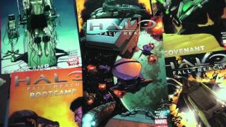 Halo Fall Of Reach Invasion Issue 3 Comic Book Review
Meant to upload this a few days earlier but when the playoffs come, theres not much you can do!
Not the best review at all, but Ill have to make it up during issue 4s video. Im sort of excited that maybe well finally be seeing a new Halo comic book series. Enough dwelling on Reach! This whole gap between Halo 3 and Halo 4 could have been well used like the novels. Halo Fall Of Reach Invasion Issue 3 Comic Book Review