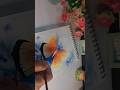 Vibrant  Butterfly 🦋 in watercolor #painting #watercolorpainting #ytshorts