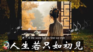 【AI中文歌曲】人生若只如初见 【清·纳兰性德】 If life were but as first we met (English lyrics)