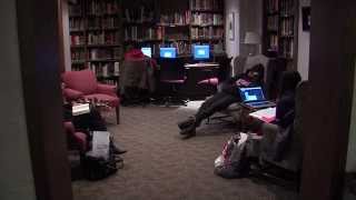 Postcard from Campus: Browsing Library & Chapel