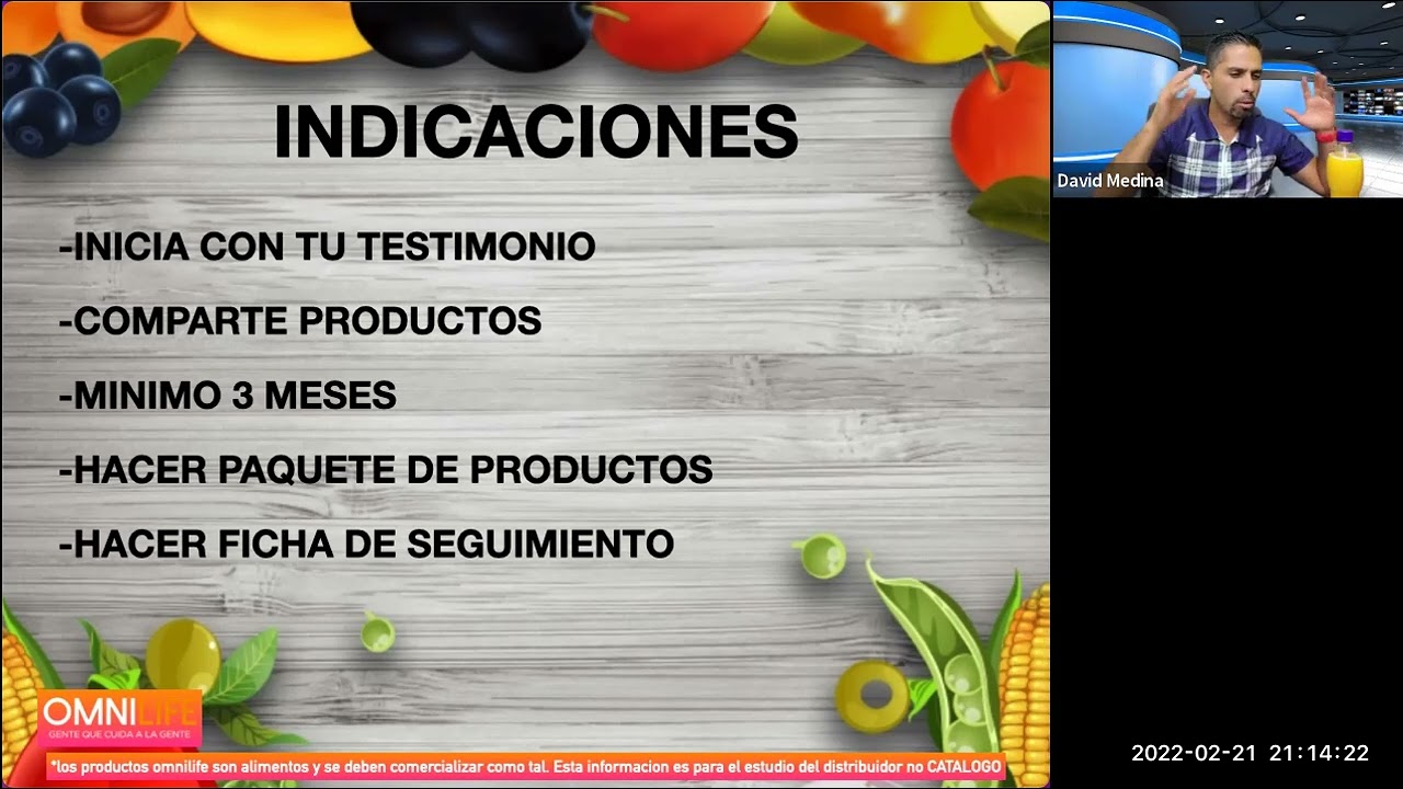 CAPACITACION PRODUCTOS OMNILIFE 21-02-2022 - YouTube