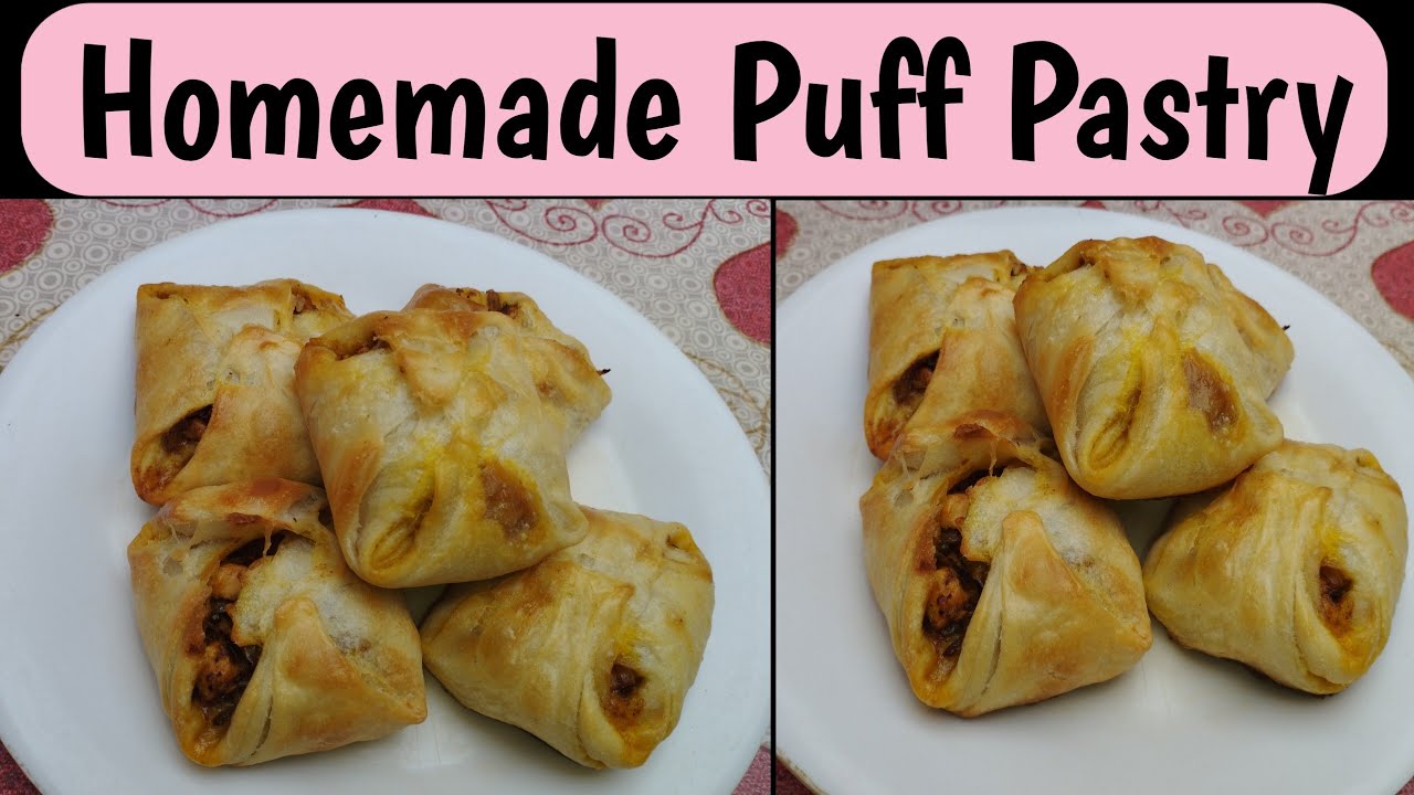 How to make Chicken puff pastry Recipe Homemade Puff pastry Recipe