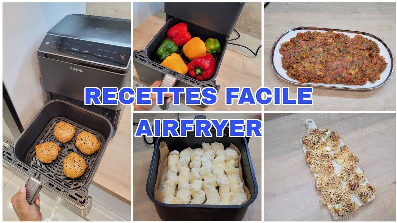 🤤3 RECETTES FACILE AU AIRFRYER #airfryerrecipes #recettesfacile #airfryer #recetteairfryer #rapide