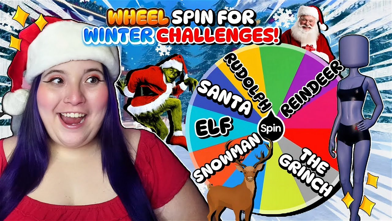 MYSTERY WHEEL PICKS MY WINTER CHALLENGES IN DRESS TO IMPRESS...
