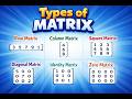 All Types of Matrices with Examples || All Matrix Types Explained