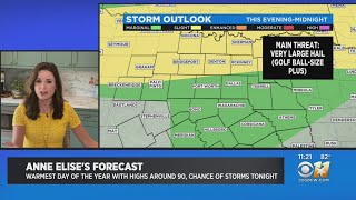 11AM Weather Update With Anne Elise Parks