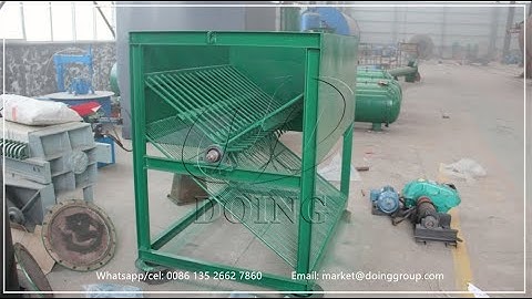 500kg/h small palm fruit threshing machine, mini thresher for palm fruit bunches working video