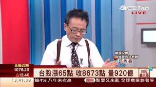 邱鼎泰-1023 台股漲65點 收8673點 量920億∣台股鑫攻略∣三立財經台CH88
