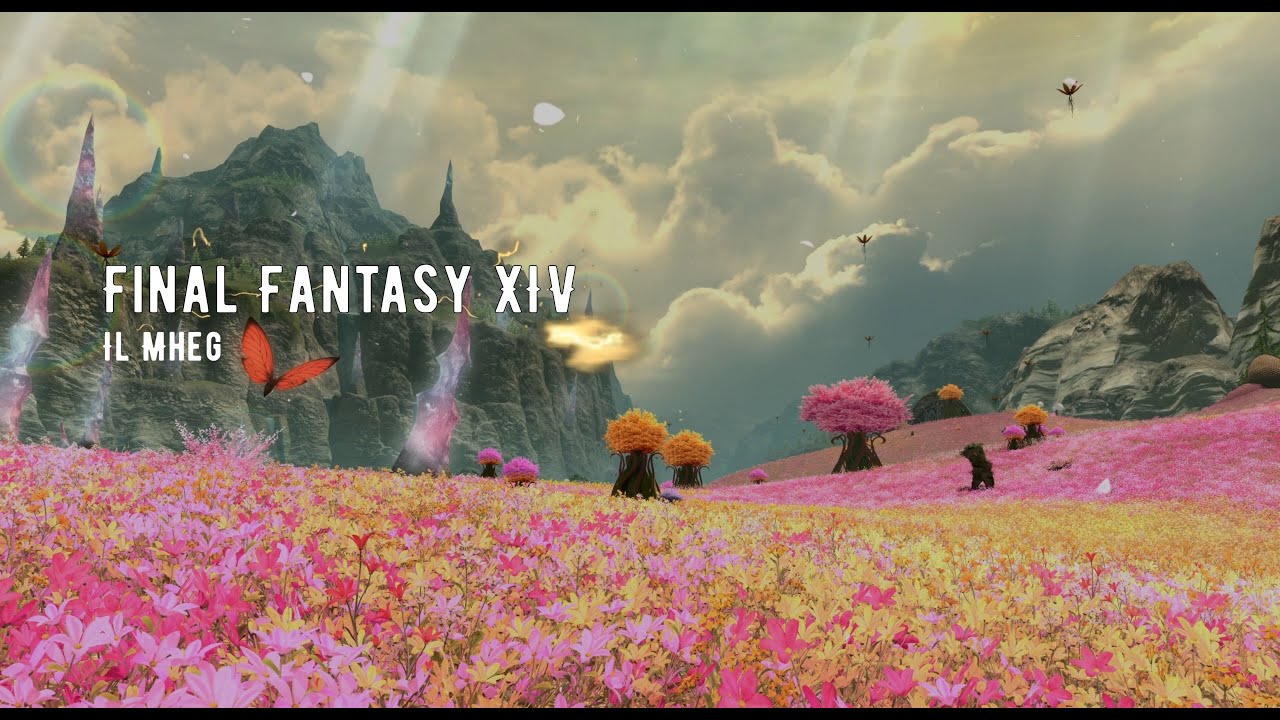 Final Fantasy XIV. Music and Ambience. Il Mheg. 🌸😴🎶☁️