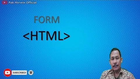 Method Post Halaman Input Dengan Form pada HTML5