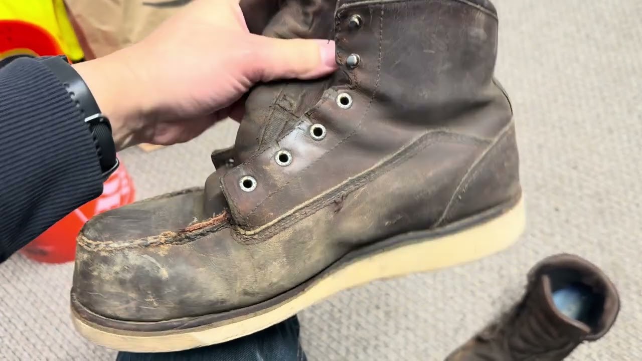 Stitching repair REVIEW Red Wing 2440 boots. 5 years old and still running. 