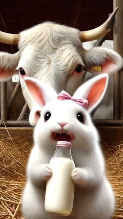 A Rabbit Saves a Baby in flood #RabbitHero  #AnimalRescue  #FloodRescue  #BabySaved  #RealLifeHero
