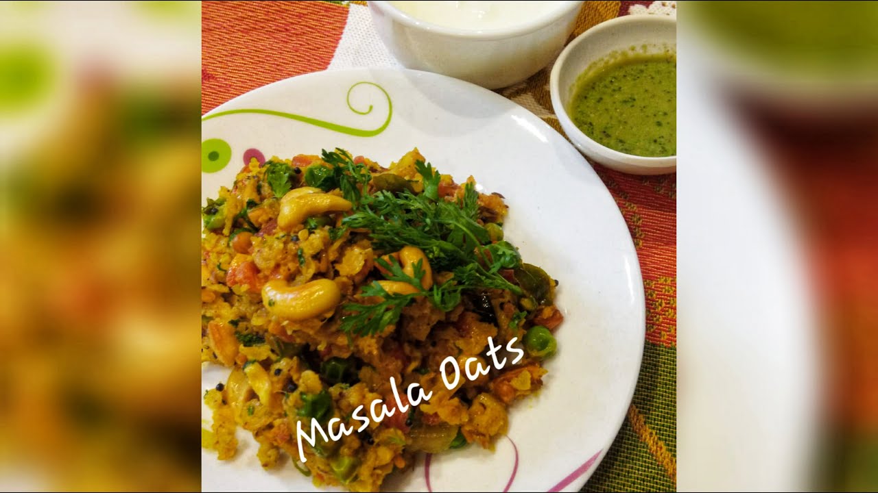 Healthy Masala Oats WeightLoss Recipe Our Healthy Appetite YouTube