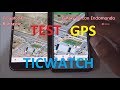 Test Review GPS accuracy Ticwatch E vs GPS Samsung Galaxy s6