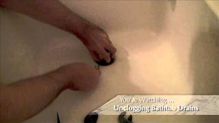 How to Unclog a Slow-draining Bathtub Drain