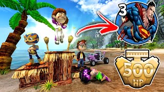 Superman Powerup vs 500HP Championship 😱🔥 | Beach Buggy Racing MOD APK 🎮 screenshot 4