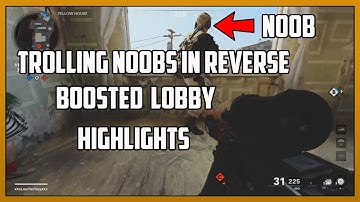 Trolling and Funny Moment Highlights in Reverse boosted Lobby! (Black Ops Cold War)