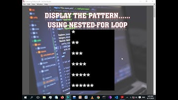 How To Print Star Patterns Using Nested Loop In C++ || Hindi / Urdu || ➿