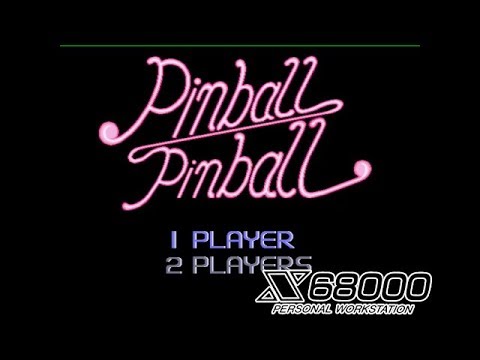 X68000 】 Pinball Pinball / ピンボール ピンボール - YouTube