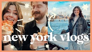 NEW YORK VLOGS! day 1 - 3 | travel day, summit, joe's pizza, katz's deli + so many sights