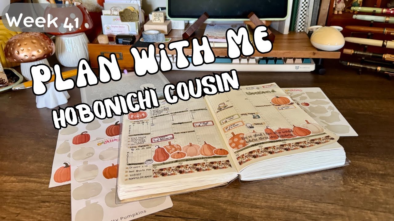 Plan With Me | Hobonichi Cousin | TheCoffeeMonsterzCo and According to Ali 