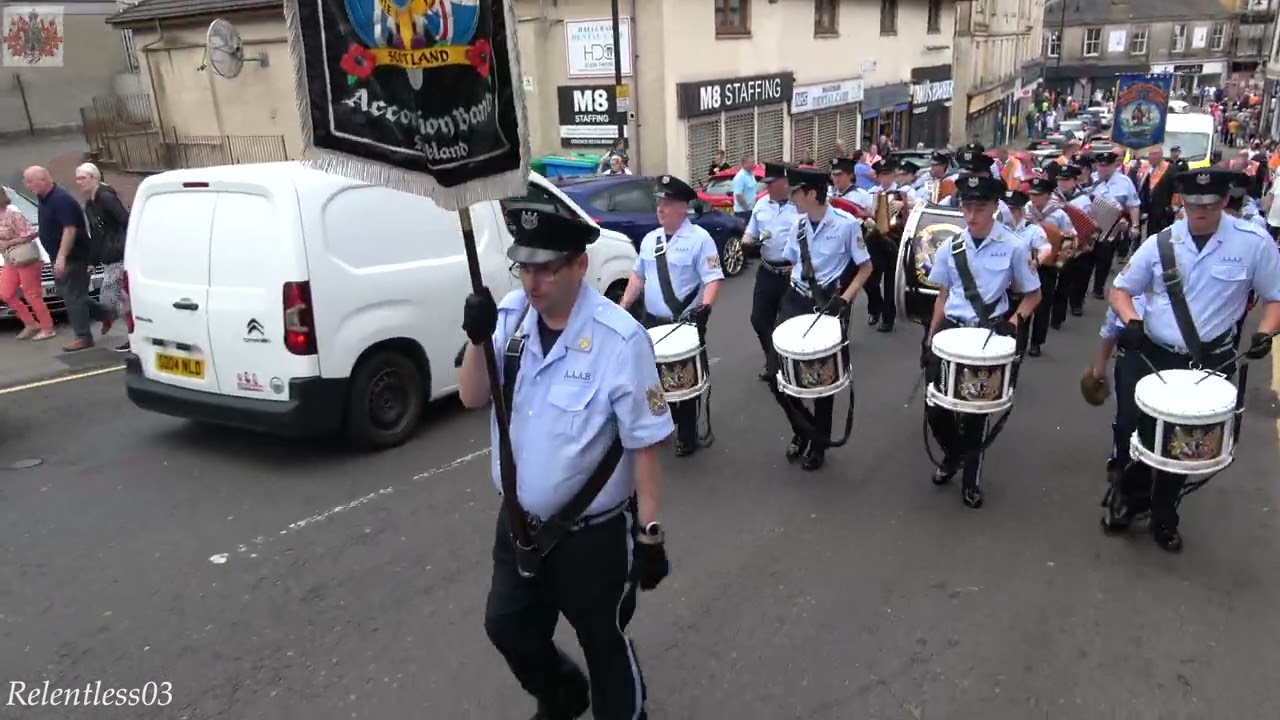 Airdrie Argyle Accordion (No.1) @ Evening District Parade ~ Airdrie ~ 08/07/23 (4K)