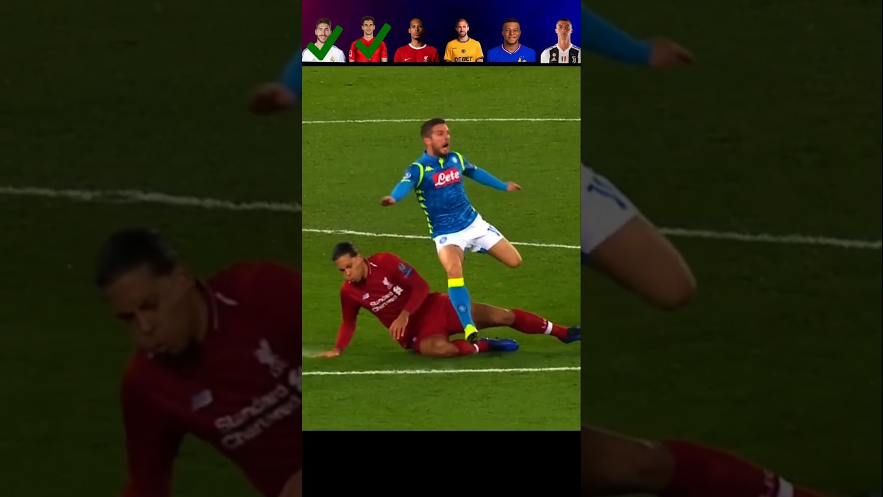 Clean tackles in Football