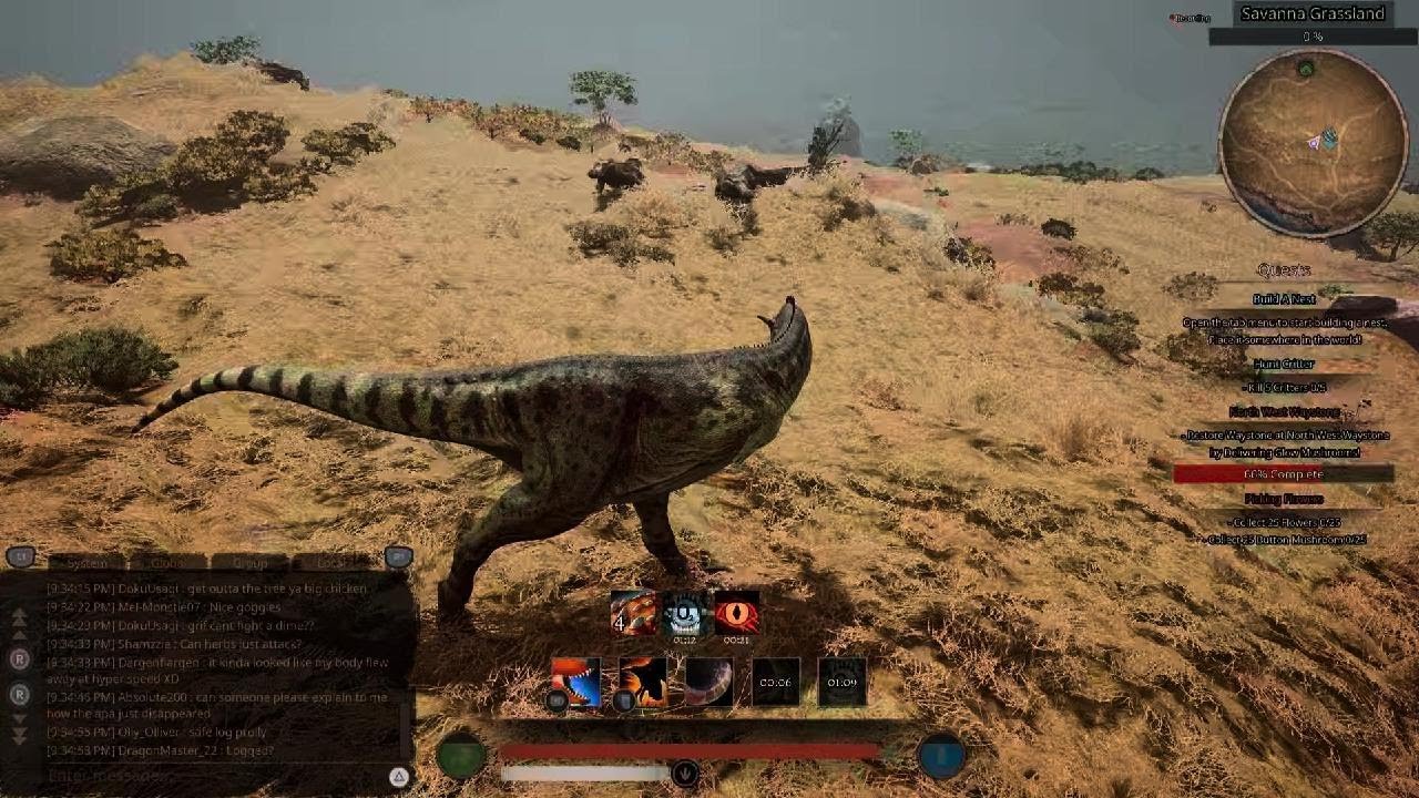 solo Pycnonemosaurus vs duo Sarcosuchos - Path of Titans PVP