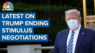 President Donald Trump ending Covid-19 stimulus negotiations left many baffled—Here's what happened