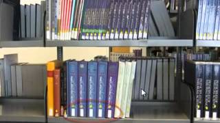 Finding a book on the library shelves