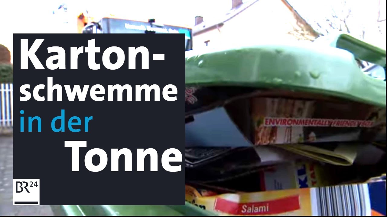 Kartonschwemme könnte Müllgebühren erhöhen | Abendschau | BR24