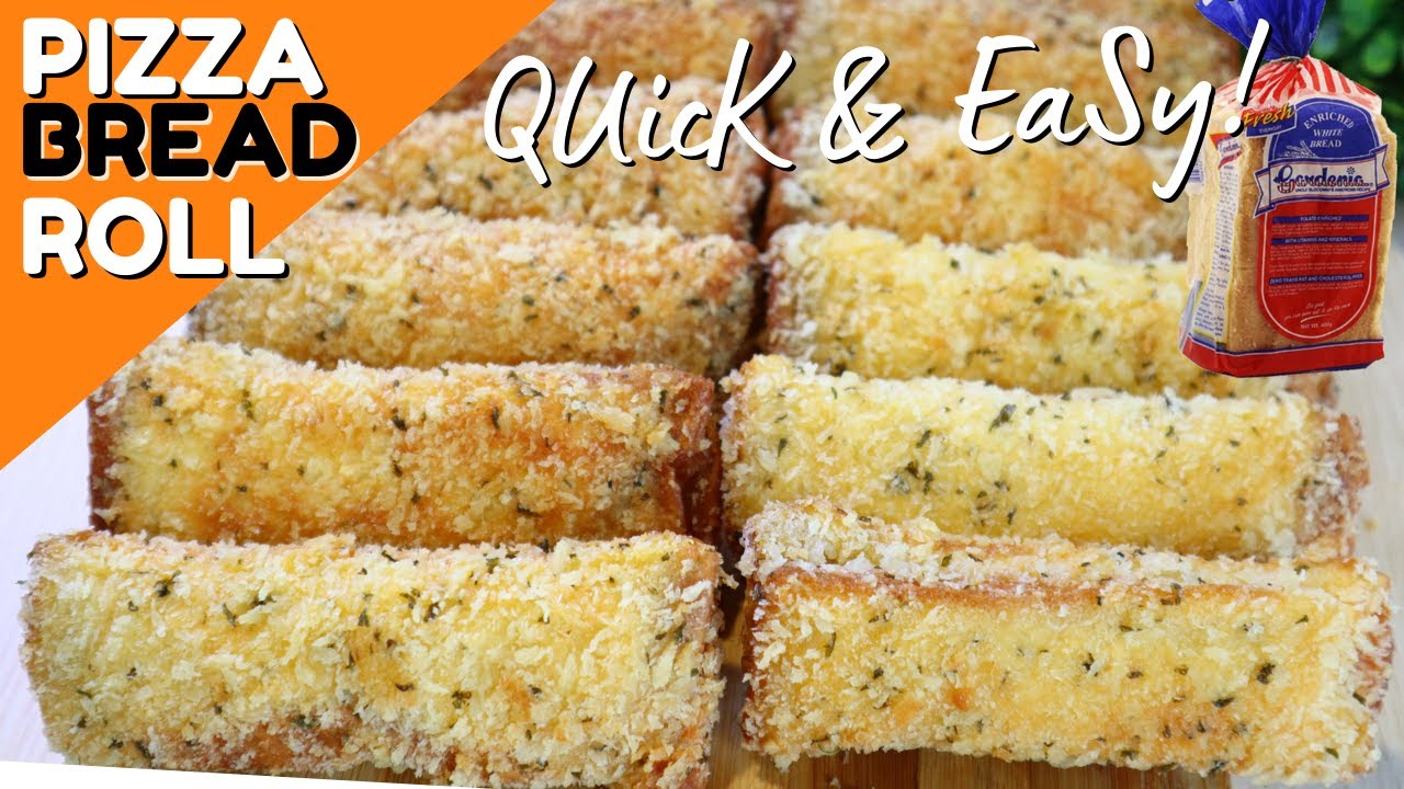 Pizza Bread Roll Quick & Easy Snack Recipe YouTube
