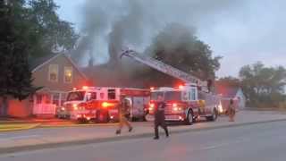 House fire in Sheboygan on July 30, 2014