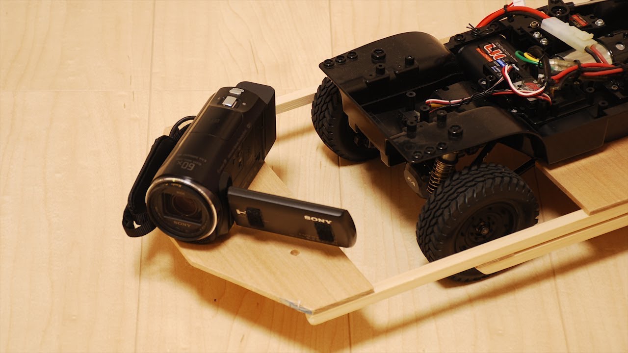 LOW ANGLE RC CAMERA CAR / CAMERA MOUNT FOR TAMIYA CC01 CHASSIS YouTube