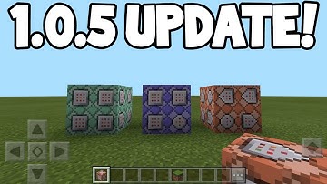 NEW COMMAND BLOCKS in Minecraft Pocket Edition! (1.0.5 Update)
