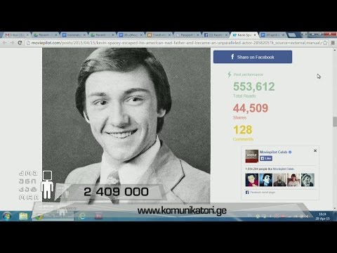 კევინ სპეისის მამა ნაცისტი იყო, ამიტომაც ცნობილმა მსახიობმა ბებიის გვარი აიღო