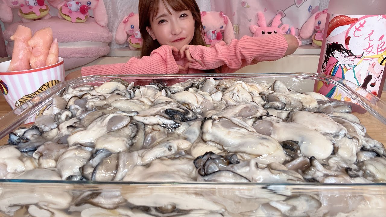 【大食い】生牡蠣中毒【もえあず】