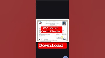 💥🔥CCC MARCH CERTIFICATE आ गए । CCC Certificate #ccccertificate #shortsfeed2025 #upssscpet20025