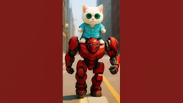 Rejected Kitten Builds a Life-Changing Robot 🤖❤️ | The Emotional Comeback Story AI Cat Short #Shorts