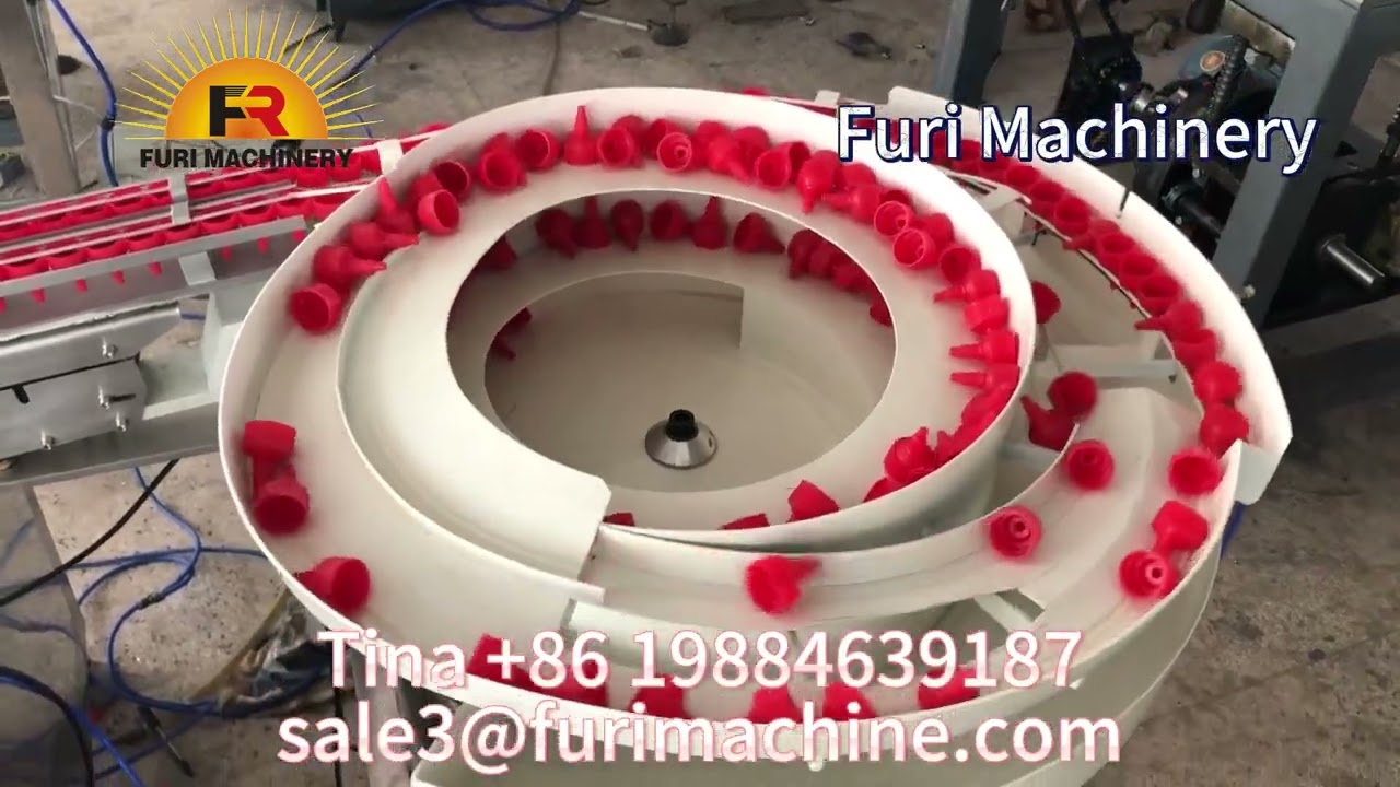 FURI Machinery Cap Wadding Machine with 2 Heads Vibrator