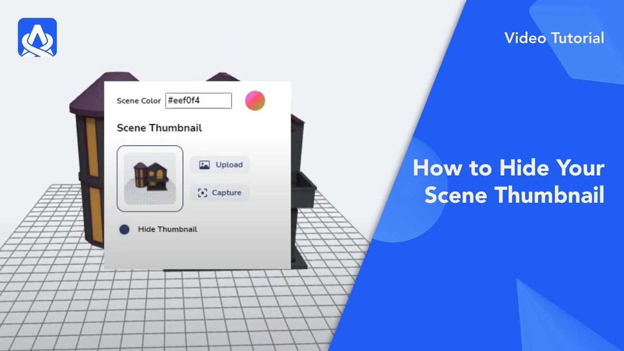How to Hide Your Scene Thumbnail | Assemblr Studio Web Tutorial - YouTube