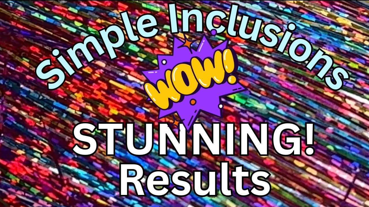 022 Easy Tray Inclusions in Resin