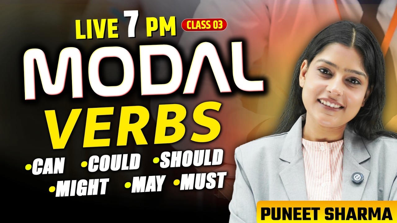 Modal English Class | Class | MPTET Varg 2 | MPTET Varg 3 | UPTET | MPTET Varg 2 | By Puneet Mam