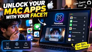 This Free Mac App Locks Apps With Your Face! 🔒 | FaceGate