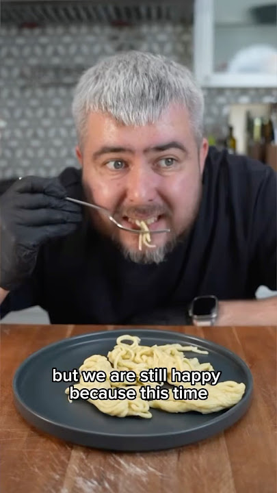 He messed up the PASTA @albert_cancook