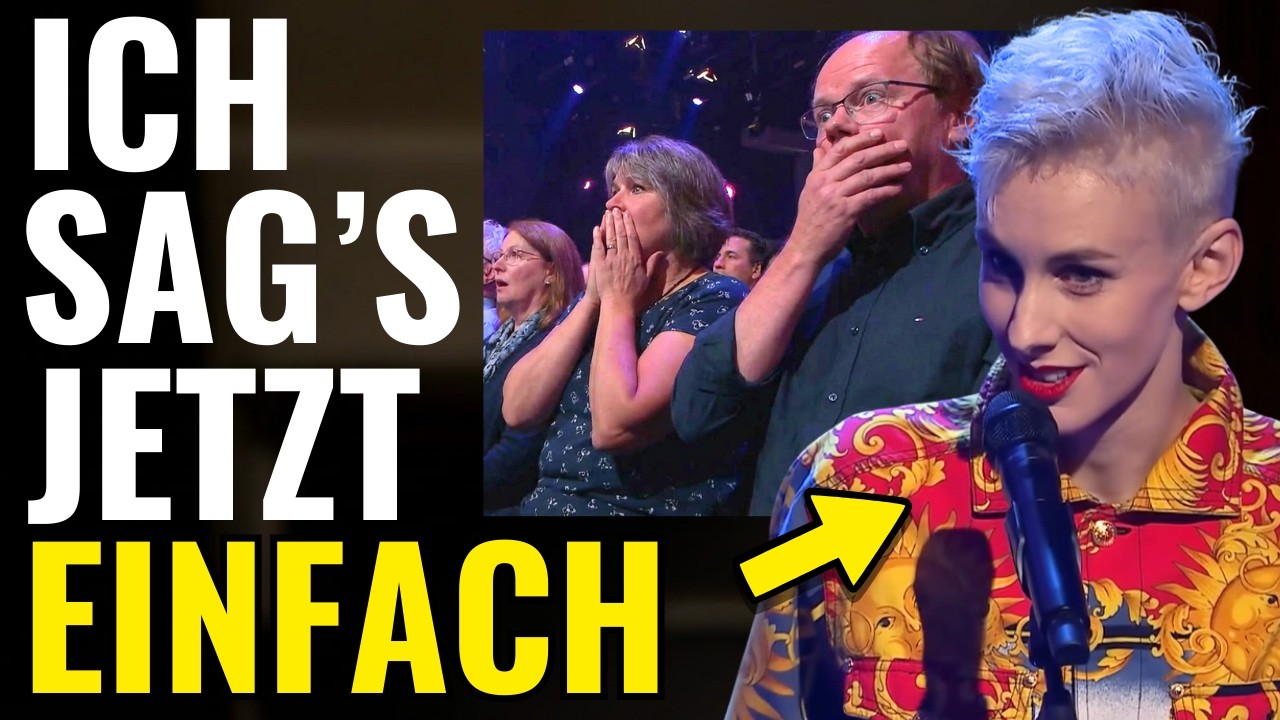 Epstein-Witz über Merz & Spahn - Lisa Eckhart eskaliert! Publikum geschockt!