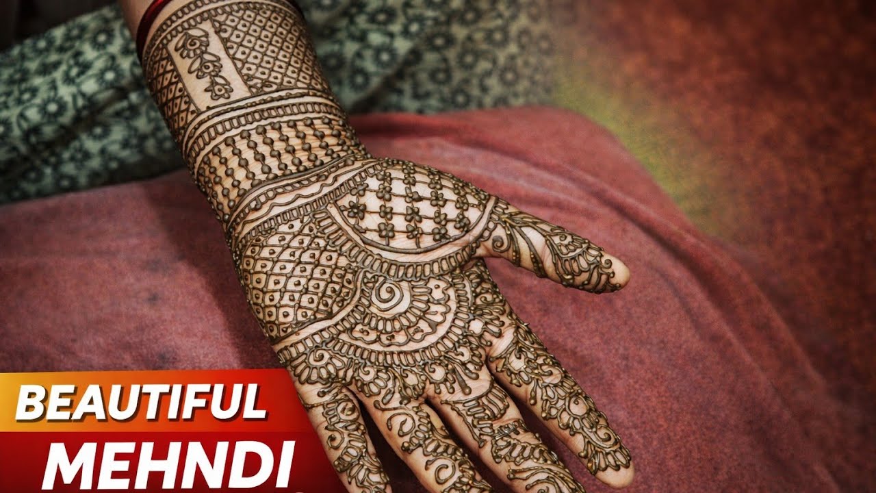 🌸✨ Dive into the world of stunning patterns with our Latest Mehndi Designs video! 