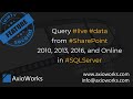 Export Lists from different versions of SharePoint to a single SQL Server database