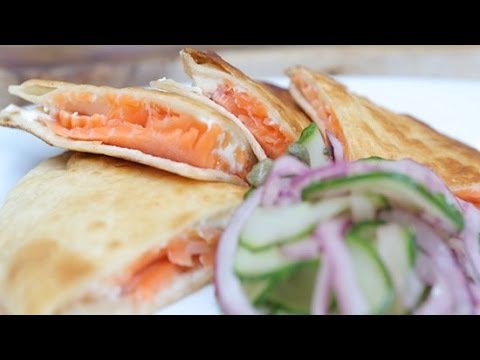 Smoked Salmon Quesadilla Recipe | El Nosh Food Truck | POPSUGAR Cookbook | POPSUGAR Food