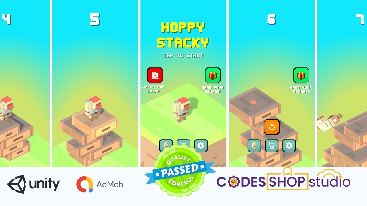 Hoppy Stacky | Unity complete Porject - YouTube